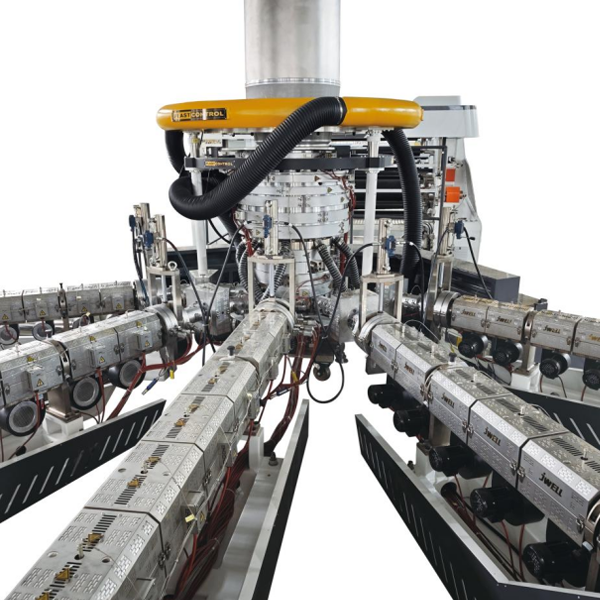 5-kerroksinen ekstruusiopuhallettu kalvokone